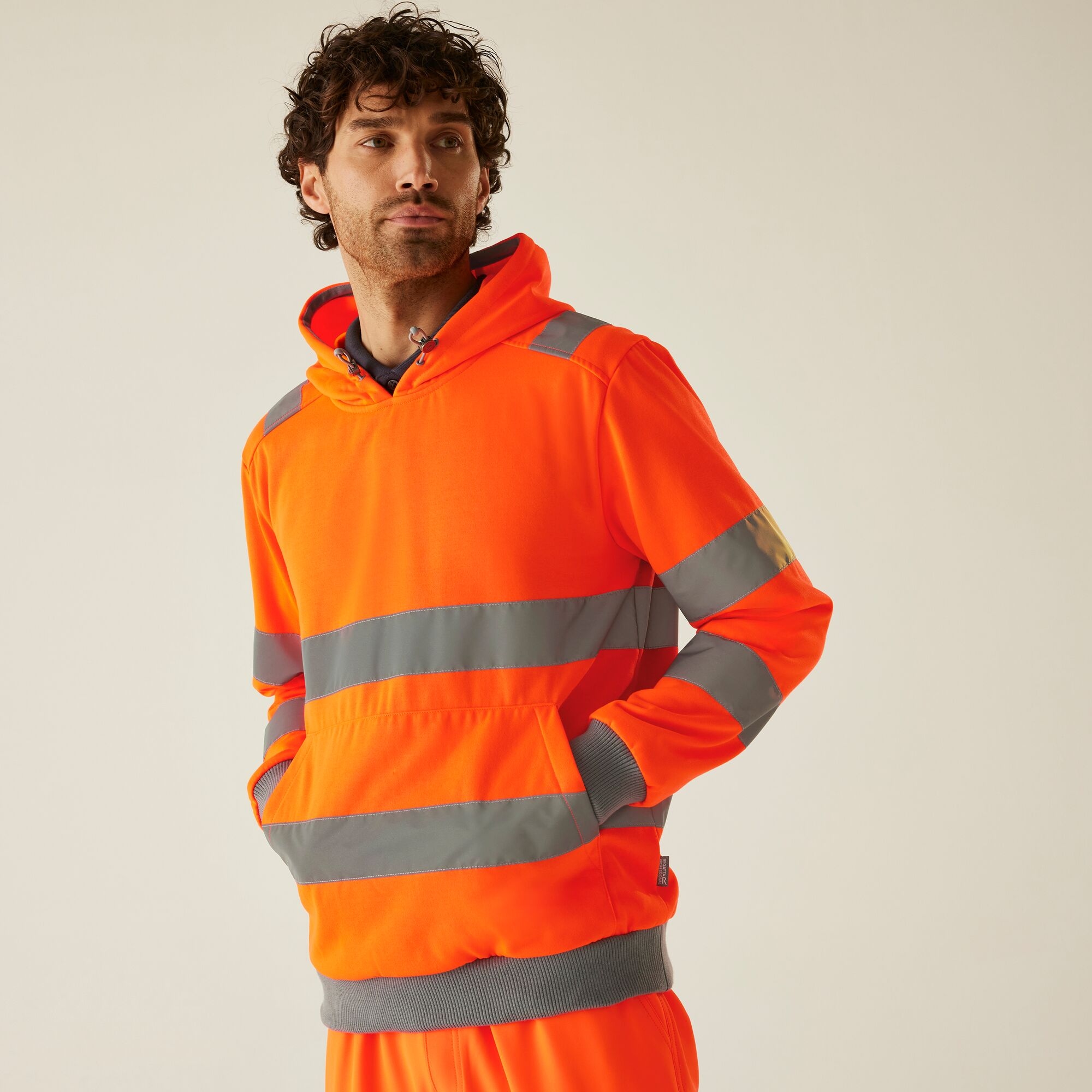 Regatta Professional Hi-Vis Pro Contract Hoodie Size: 4XL Men's Orange