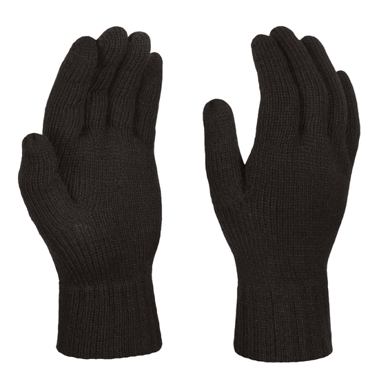 Men's Thermal Knitted Gloves Black
