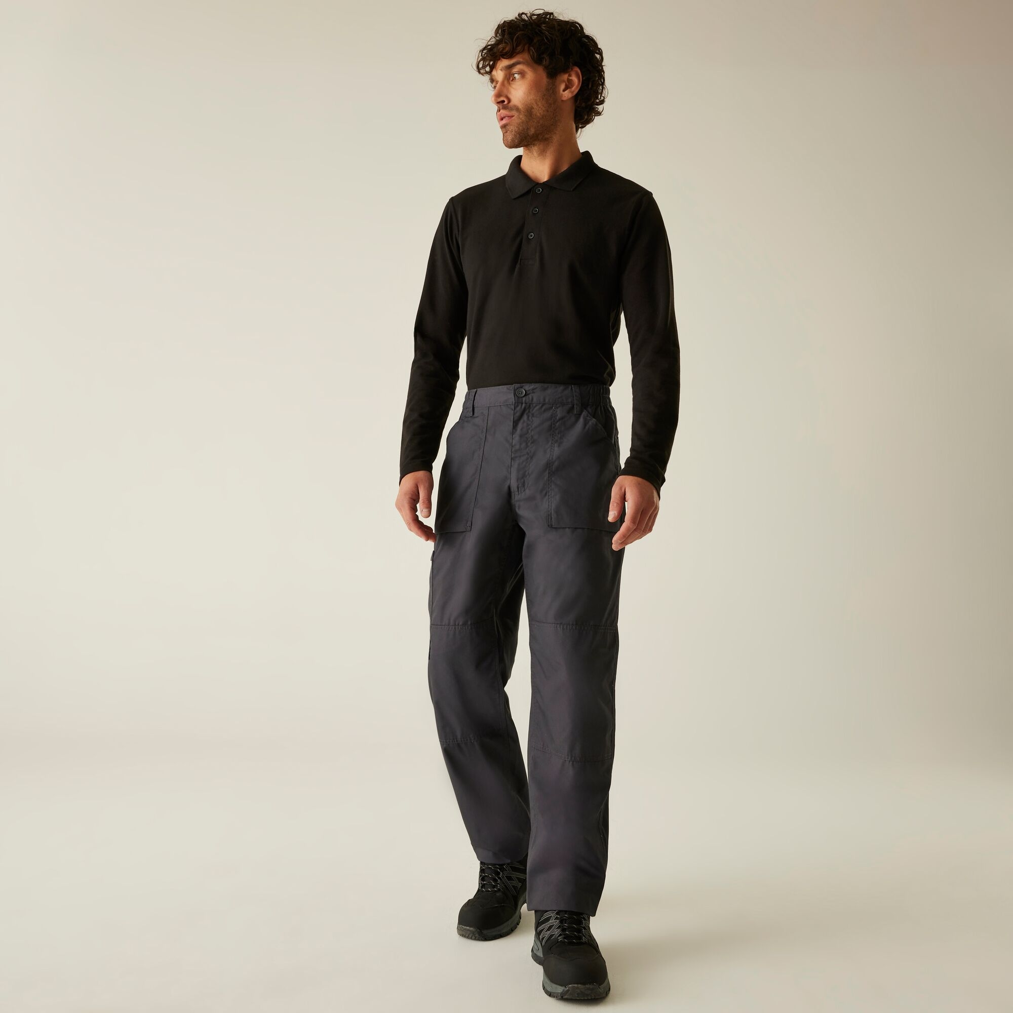 Regatta Professional Multi Pocket Action Trousers Size: 46 R Men's Grey