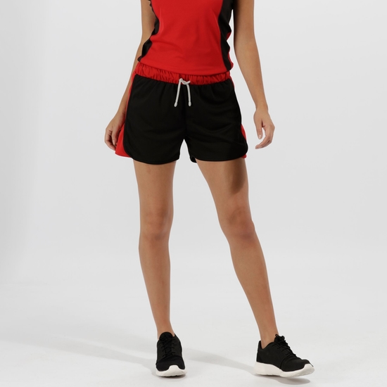 Tokyo Shorts mit Kordelzug für Damen Black Classic Red