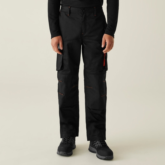Men's Heroic Cargo Work Trousers Black