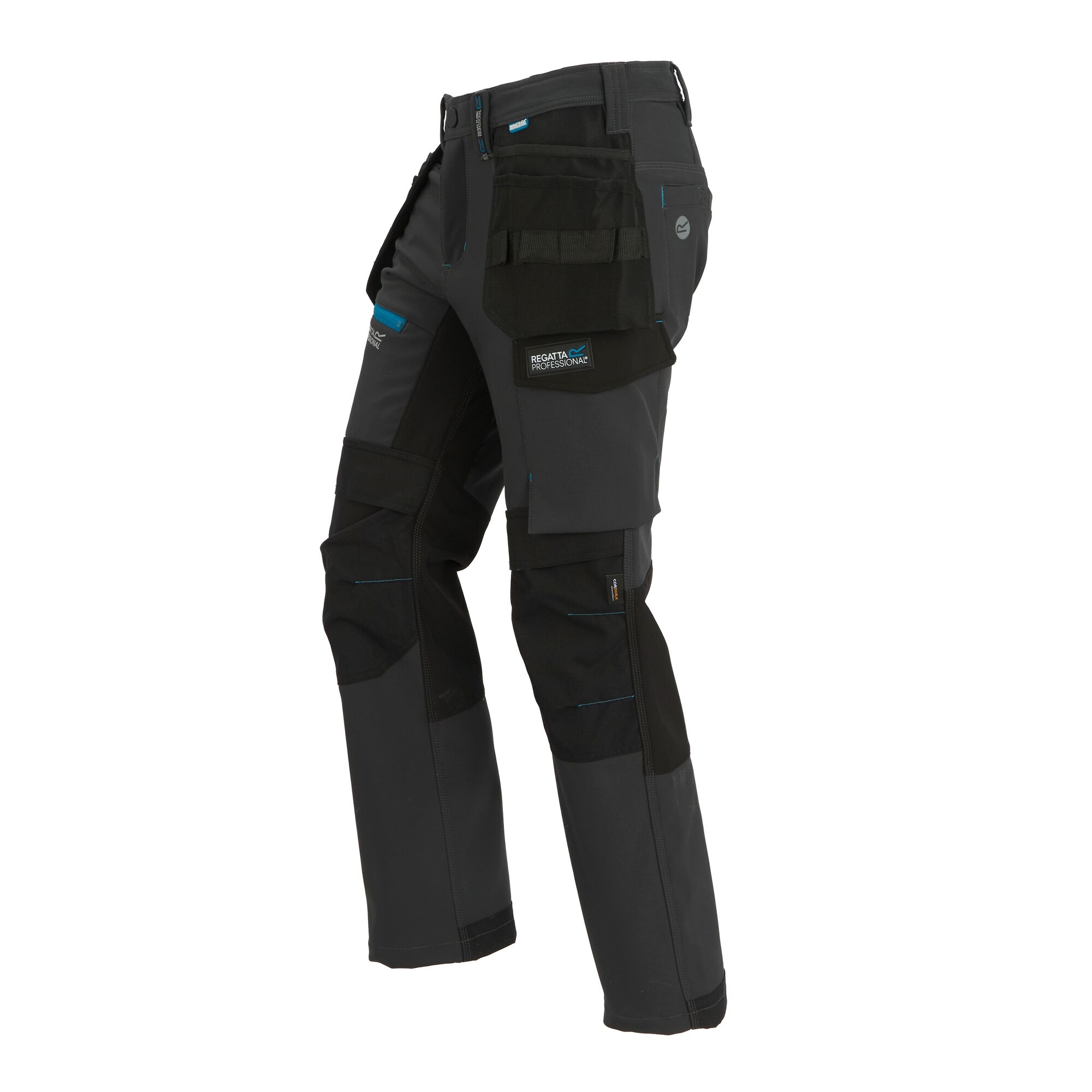 Regatta Professional Strategic Softshell Work Trousers Size: 38 R Men's Grey