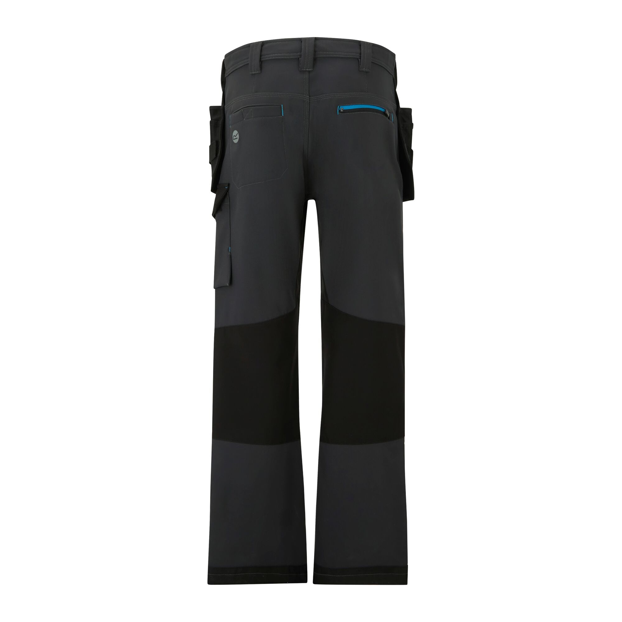 Regatta Professional Men's Strategic Softshell Work Trousers - Grey Size 34 R