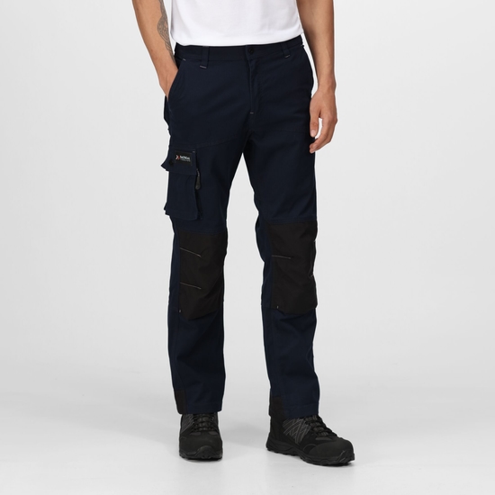 Men's Scandal Stretch Work Trousers Navy