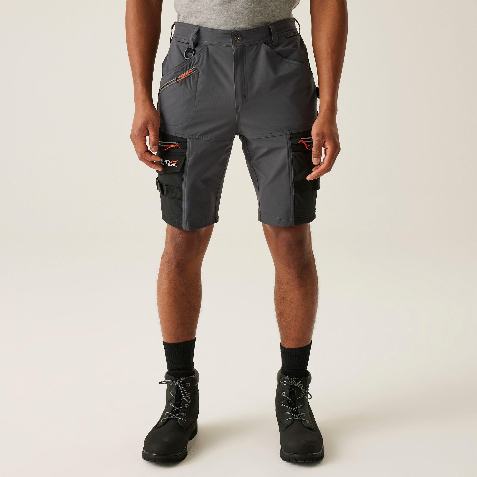 Regatta Professional Infiltrate Detachable Holster Shorts Size: 34 Men's Grey