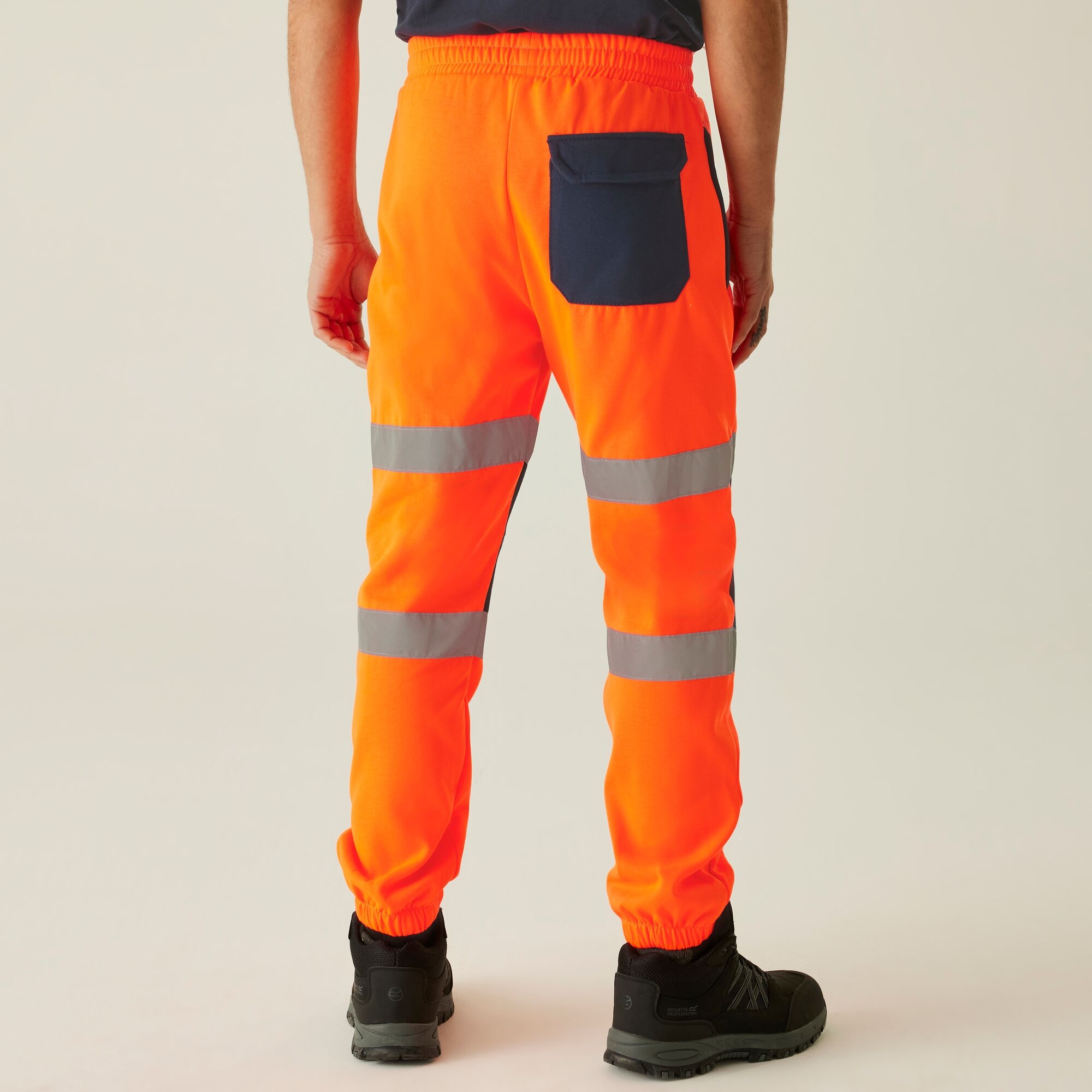 Regatta Professional   Męskie spodnie odblaskowe Pomarańczowy