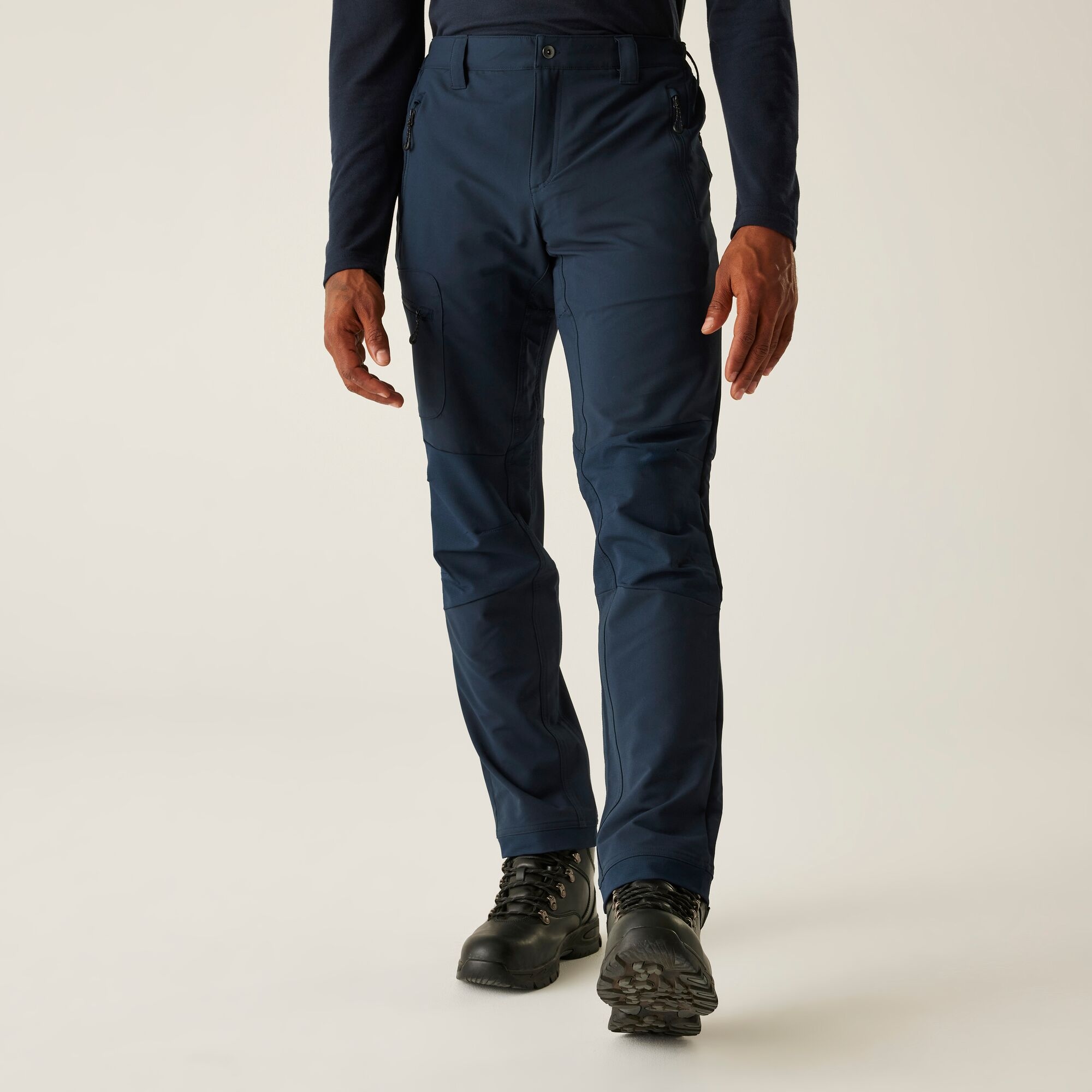Regatta Professional Men's Prolite Softshell Stretch Trousers - Blue Small