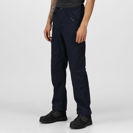 Pantalon technique Professional Homme Action avec multiples poches de rangement Bleu