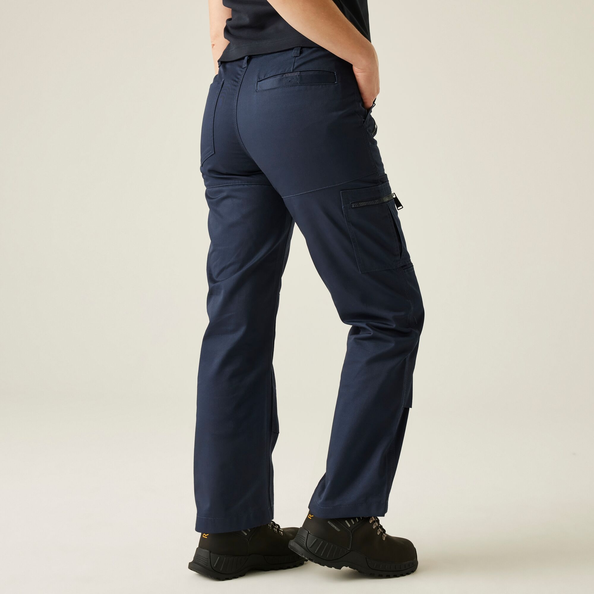 Damskie spodnie Action Proffessional Granatowy