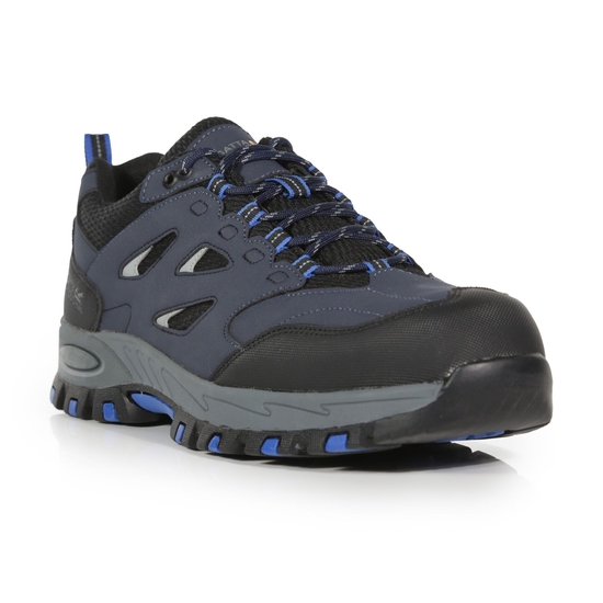 Mudstone Low Safety Boots Navy/Oxford Blue