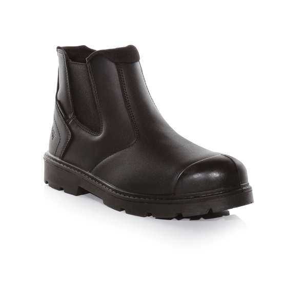 Męskie buty ochronne wodoodporne S3 Safety Dealer Czarny