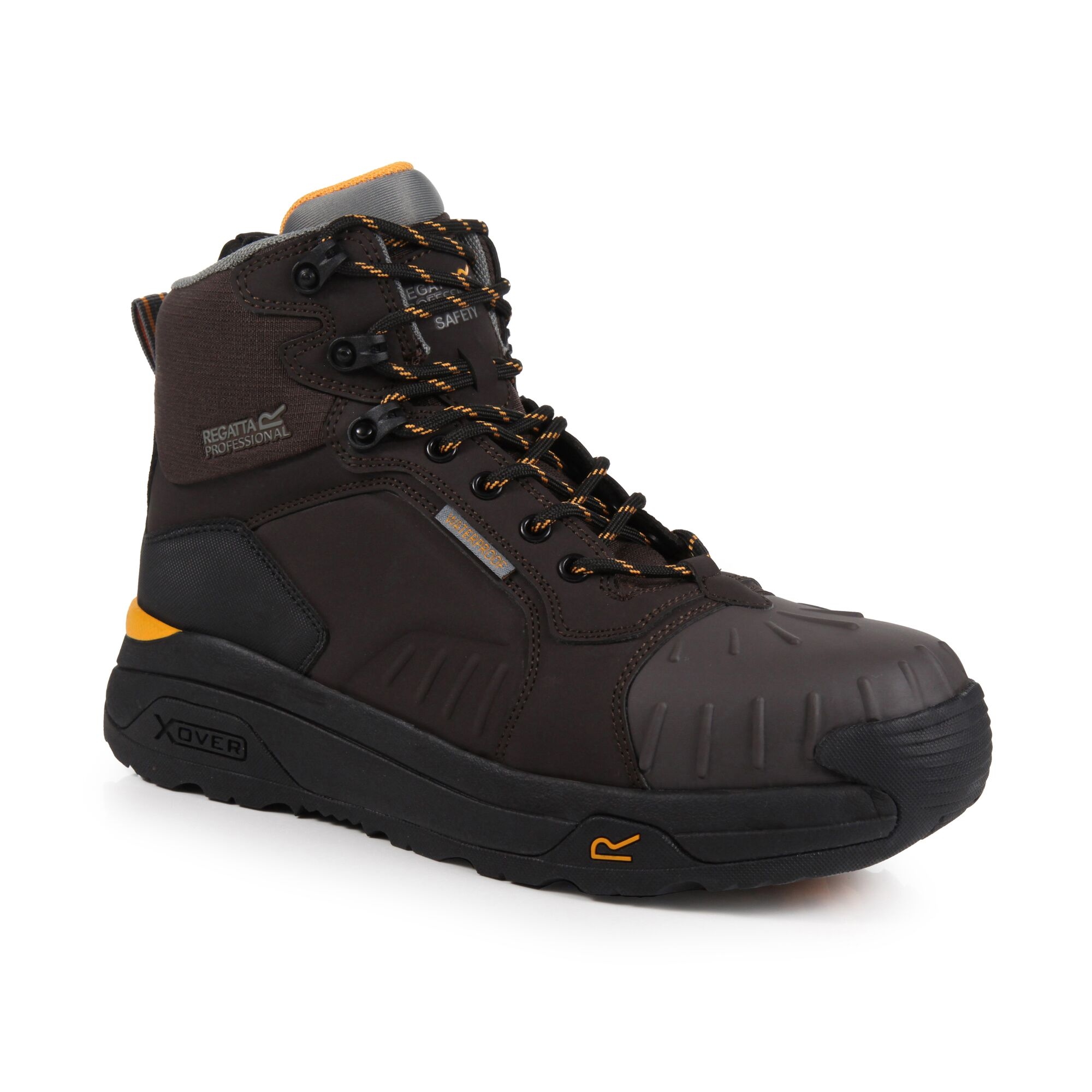Regatta Chestnut Black Mens Exofort Waterproof Safety Hiker in Size 7, Sports Direct - Image 4