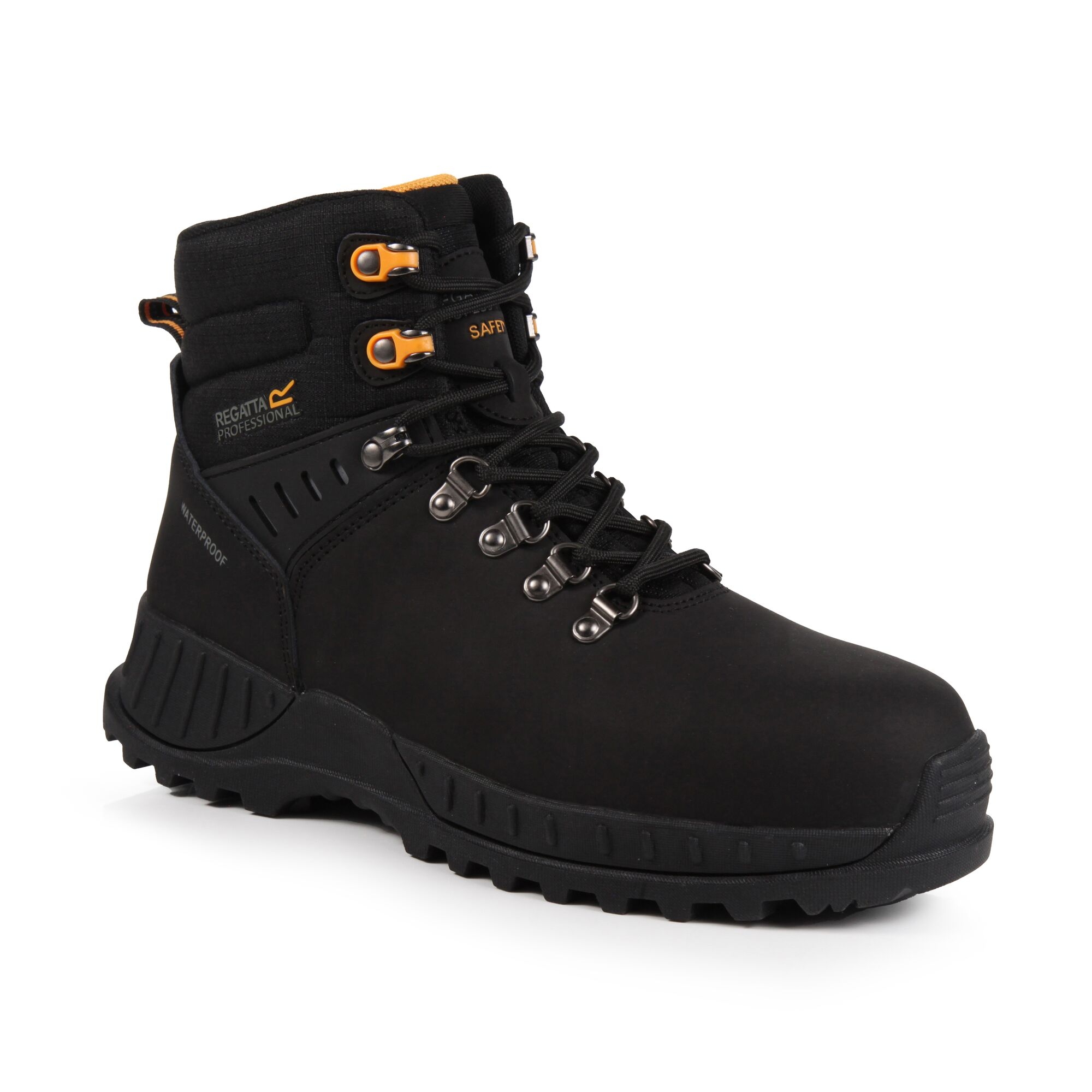 Regatta Mens Grindstone Waterproof Safety Boots - Black - UK 11 - Image 4