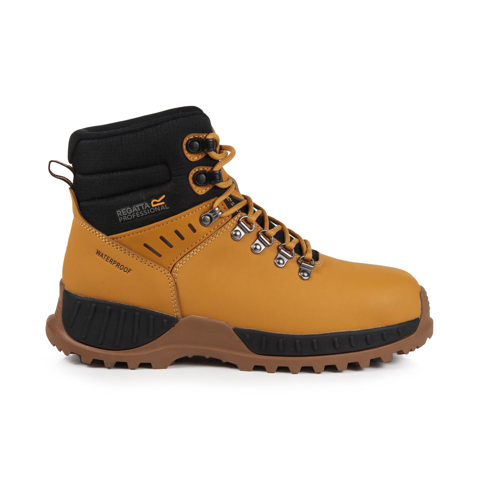 Regatta Professional Men's Waterproof Grindstone Safety Boots - Yellow UK Size 8 - Image 2