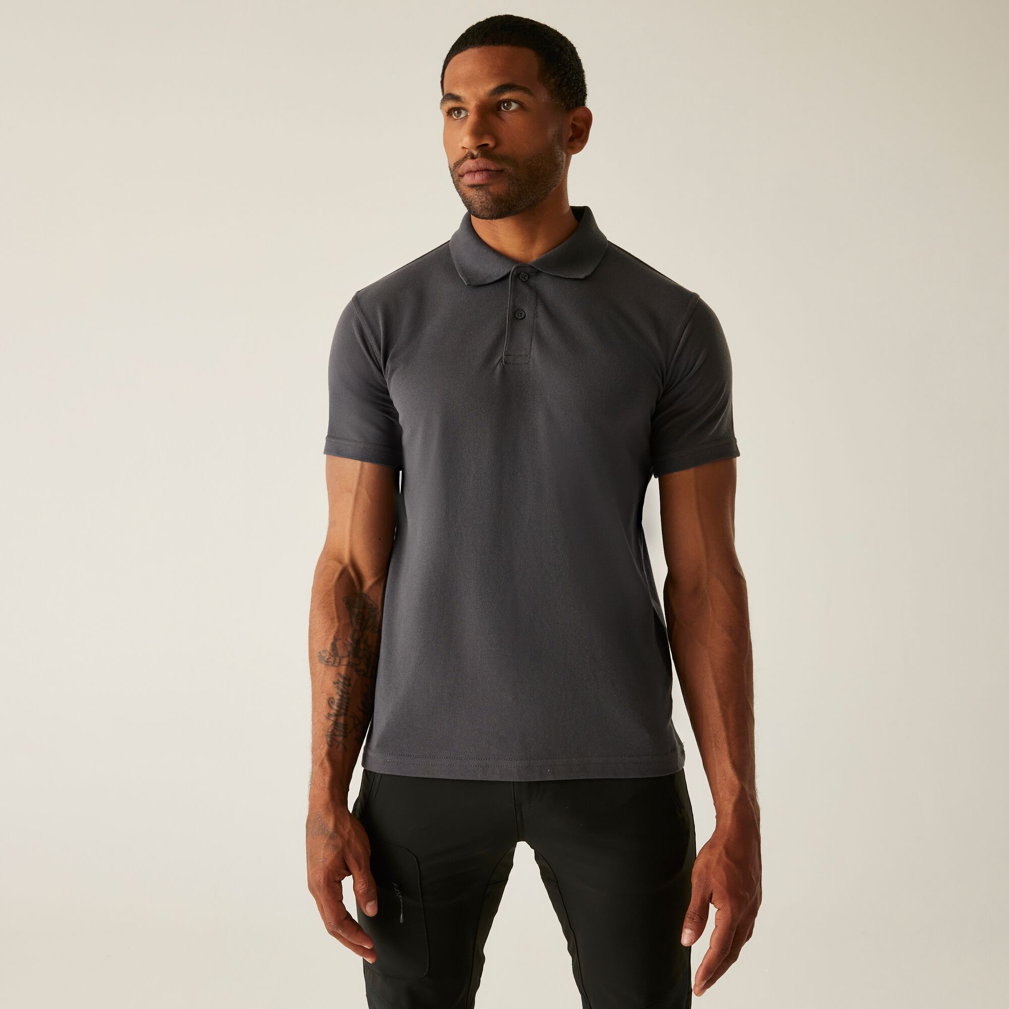 Regatta Professional Pro 50/50 Pique Polo Size: 6XL Men's Grey