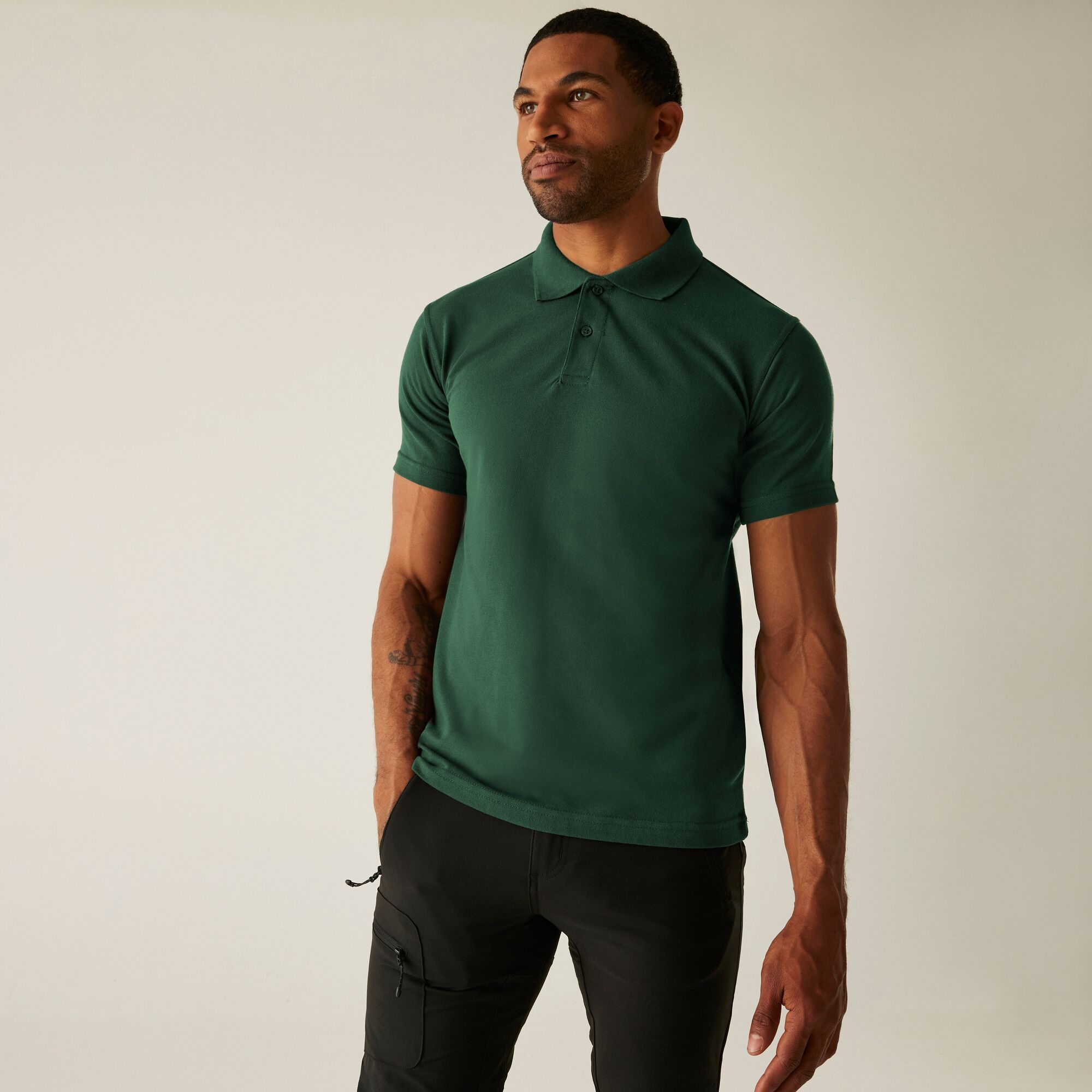 Regatta Professional Pro 50/50 Pique Polo Size: 3XL Men's Green