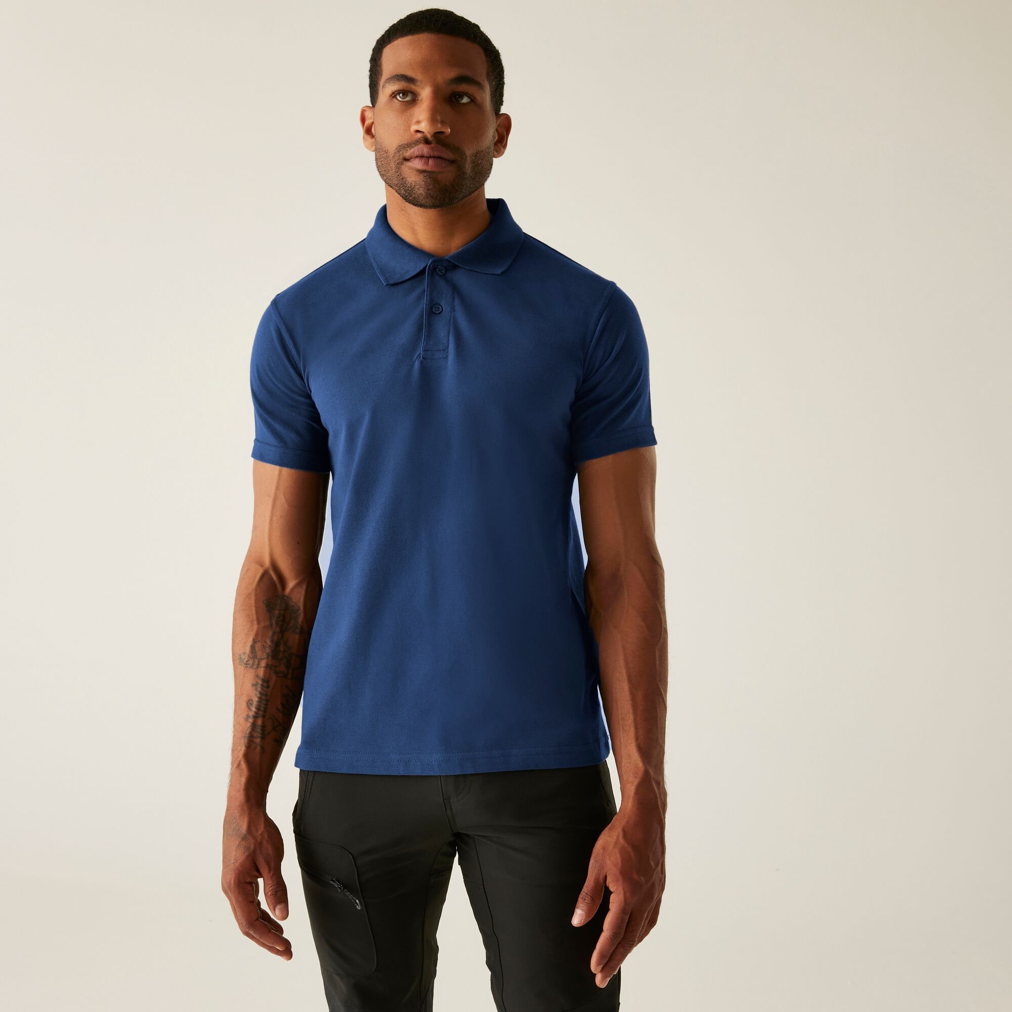 Regatta Professional Pro 50/50 Pique Polo Size: 3XL Men's Blue