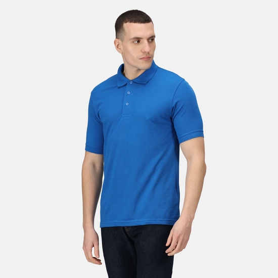 Men's Classic Polo Shirt Oxford Blue