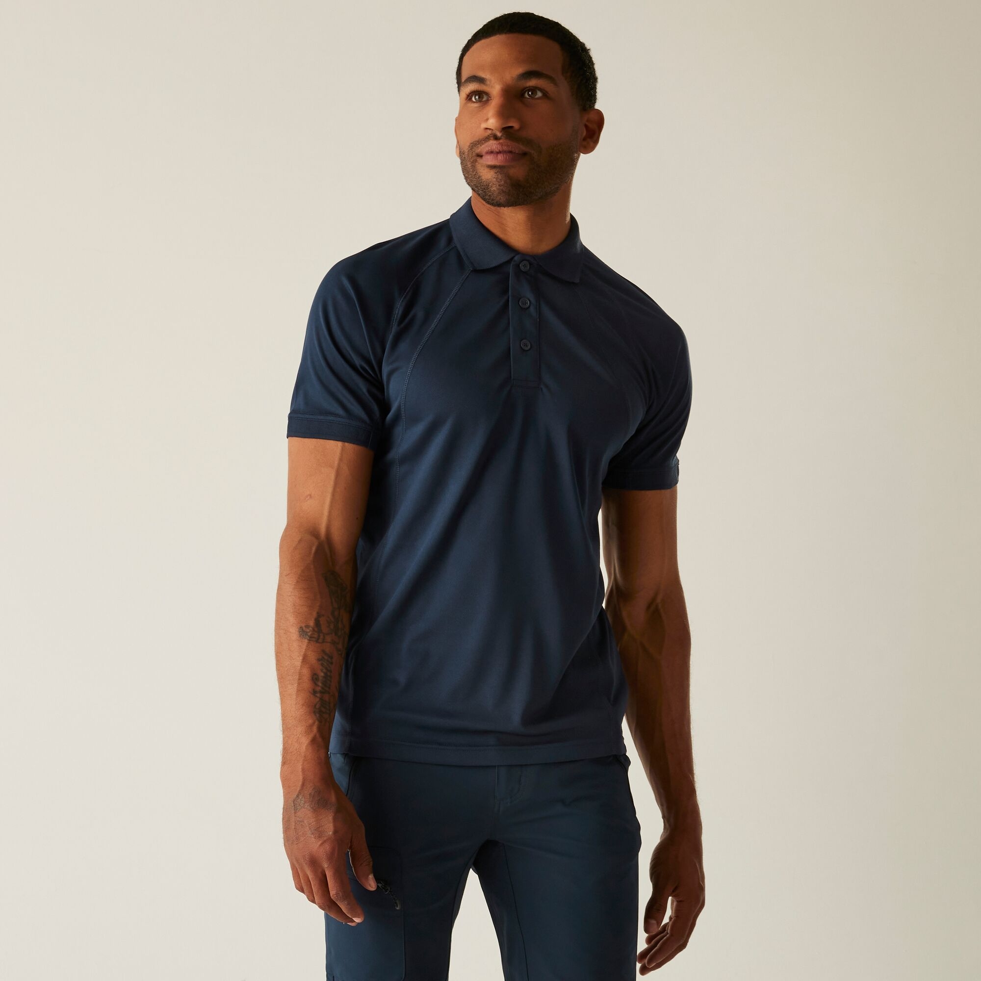 Regatta Professional Men's Coolweave Wicking Polo Shirt - Blue Xxl - Image 1