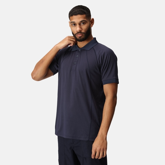 Men's Coolweave Wicking Polo Shirt Navy