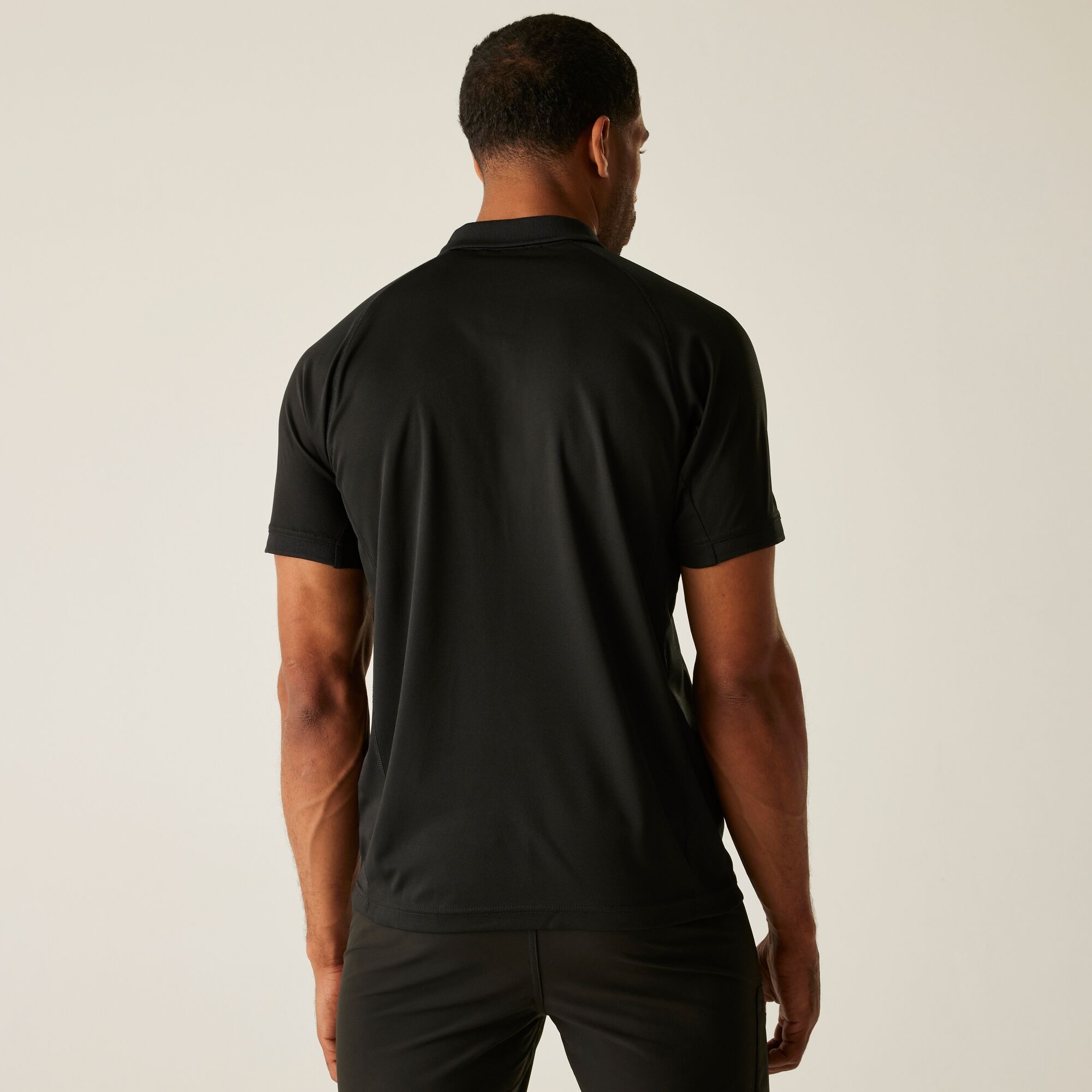 Regatta Professional Męska koszulka polo Coolweave Czarny