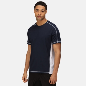 T-shirt de sport Léger, Respirant et à Séchage Rapide Homme BEIJING Bleu Blanc