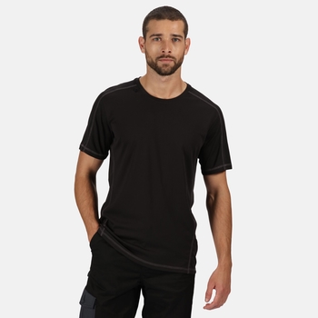 Men's Beijing Lightweight Cool and Dry T-Shirt Black