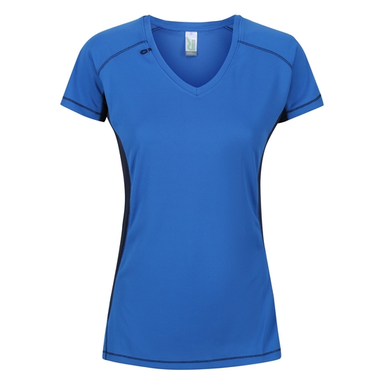 Women's Beijing Lightweight Cool and Dry T-Shirt Oxford Blue Navy
