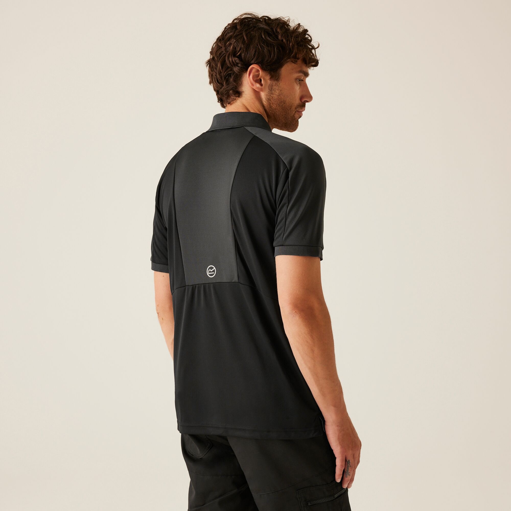 Regatta Professional Męska koszulka polo Offensive Regatta Professional Czarny