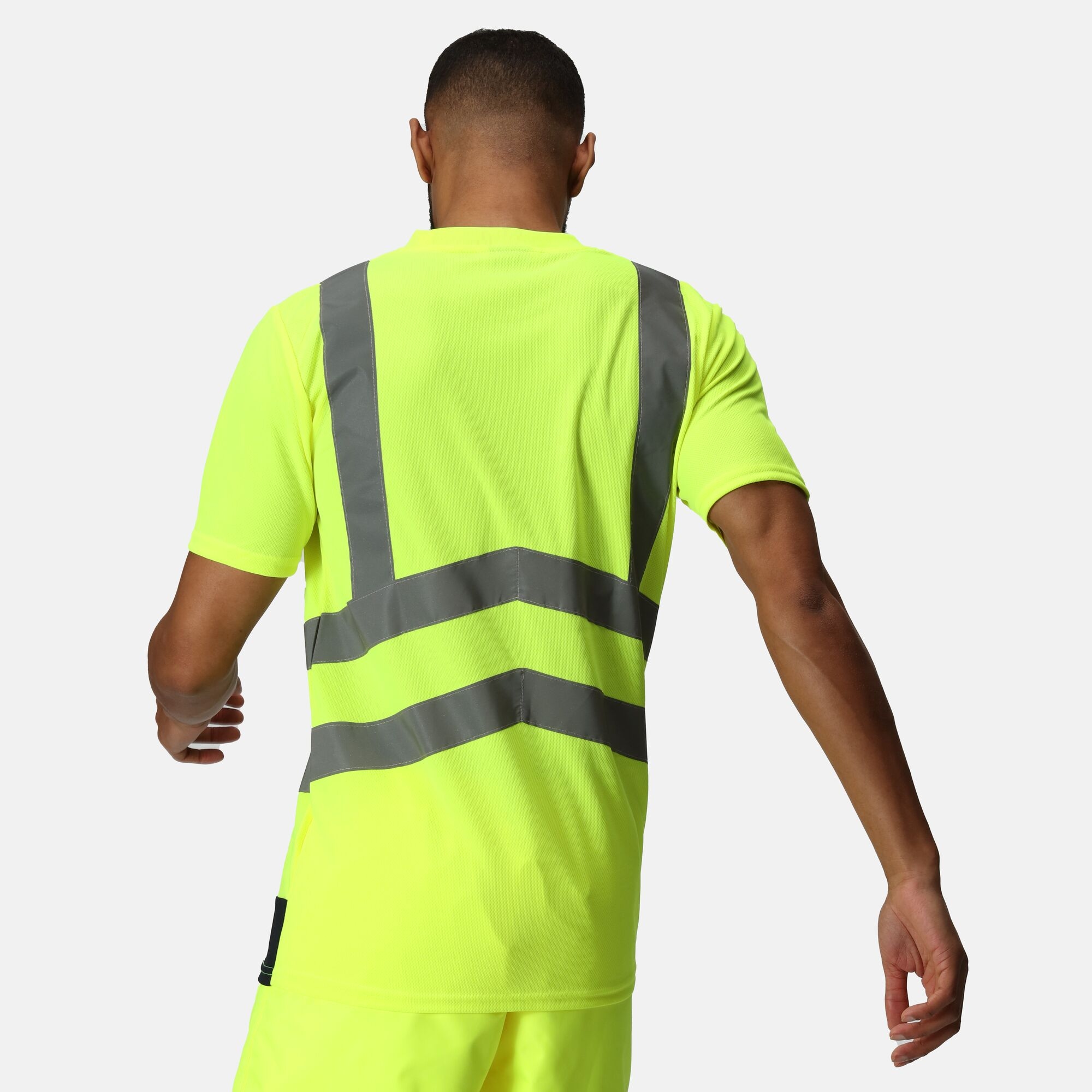 Regatta Professional Męska koszulka odblaskowa Pro Hi Vis Żółty