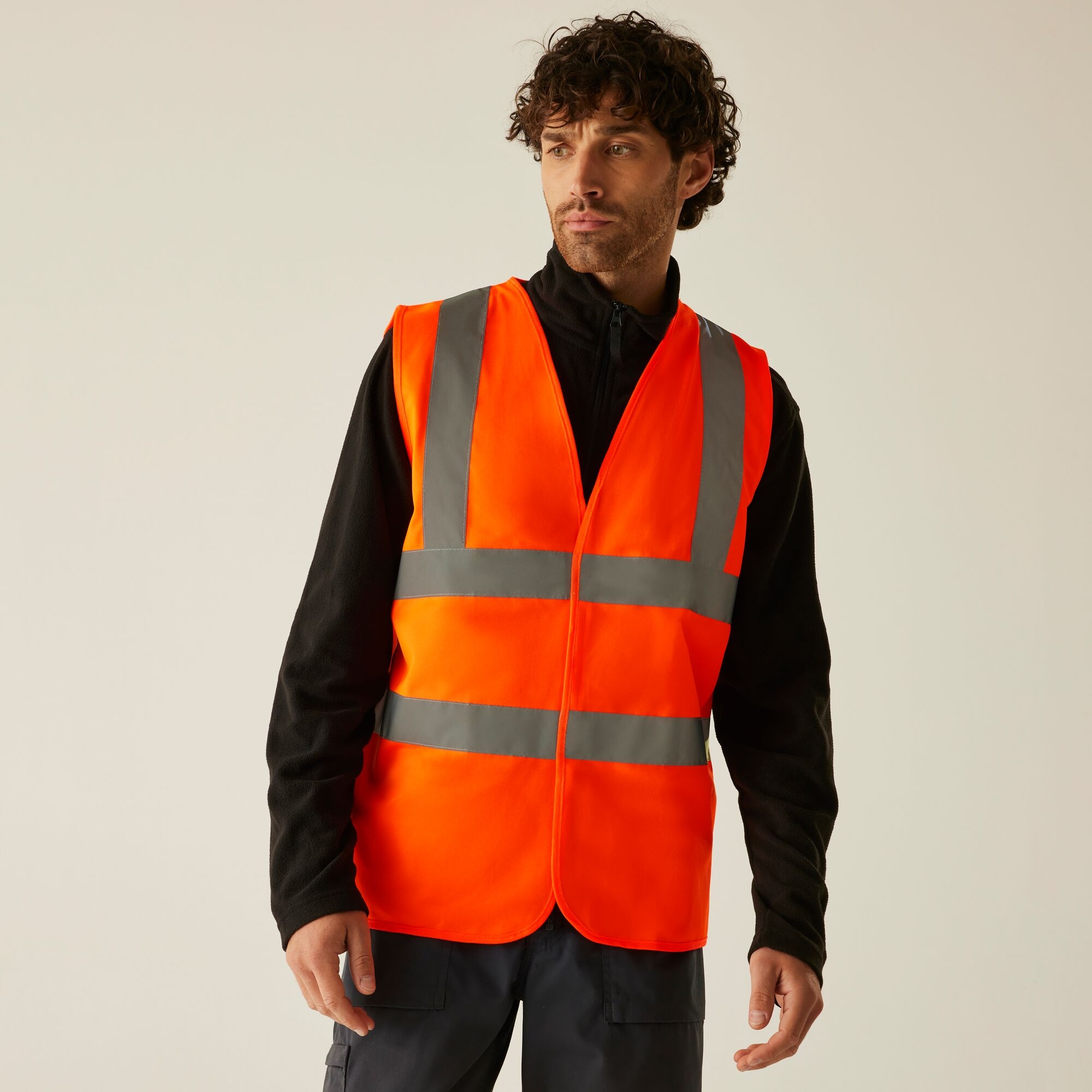 Regatta Professional Męska kamizelka odblaskowa Pro Hi Vis Pomarańczowy