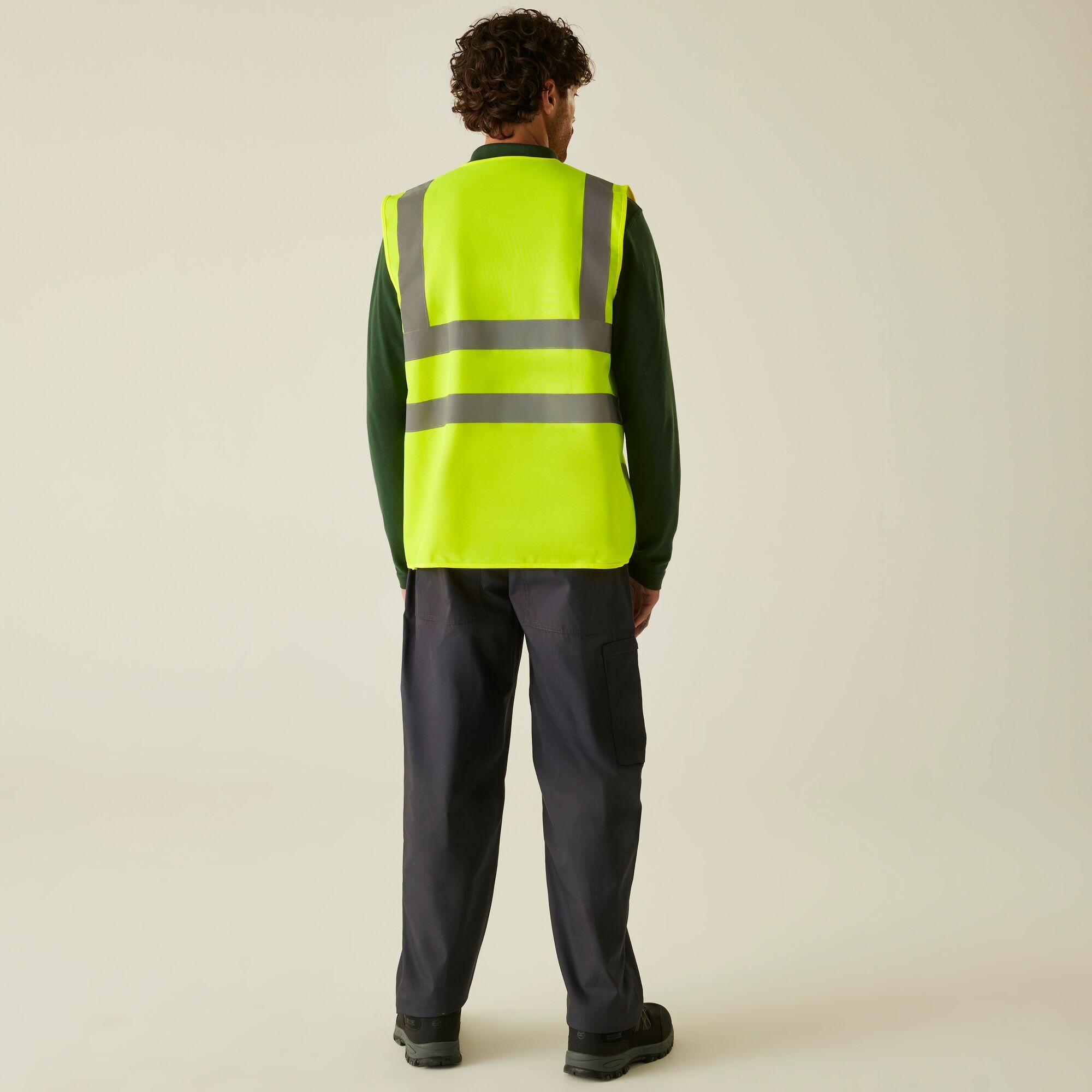 Regatta Professional   Męska kamizelka odblaskowa Pro Hi Vis Żółty