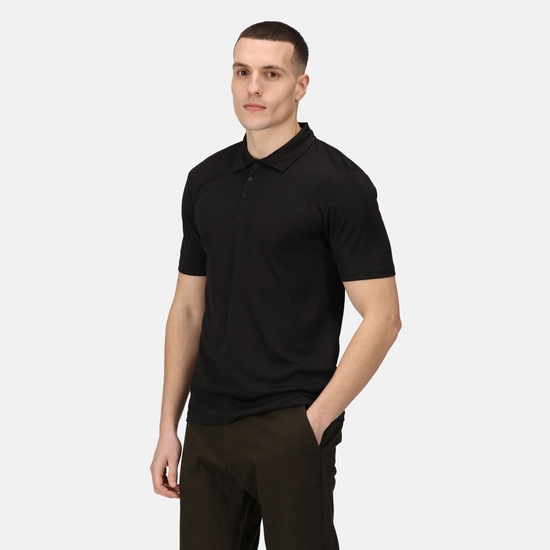 Men's Honestly Made 100% Recycled Polo Shirt Black