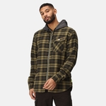 Men's Seige Hooded Shirt Jacket - Classic Red Check | Regatta UK Men's Seige Hooded Shirt Jacket - Classic Red Check | Regatta UK