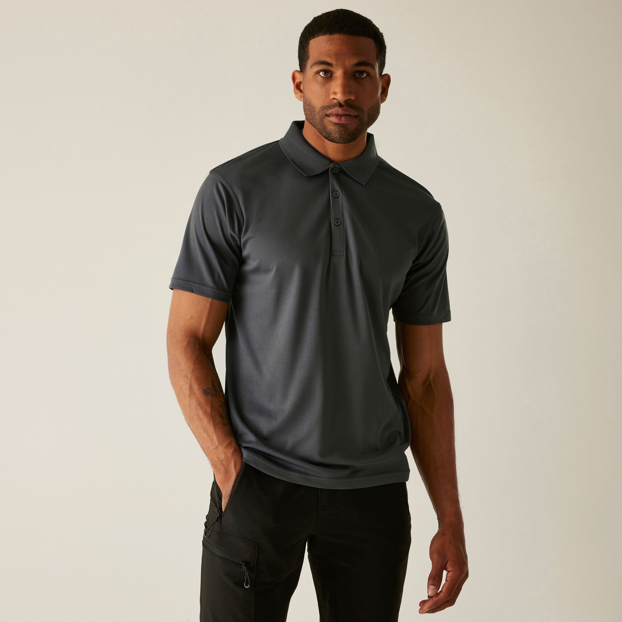Regatta Professional Pro Wicking Polo Size: 4XL Men's Grey