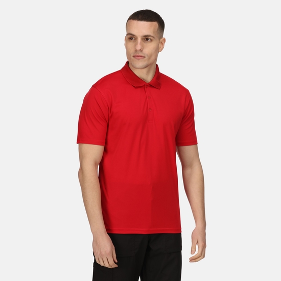 Men's Pro Wicking Polo Classic Red