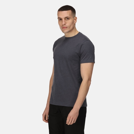 Soft Touch Baumwoll-T-Shirt für Herren Grau