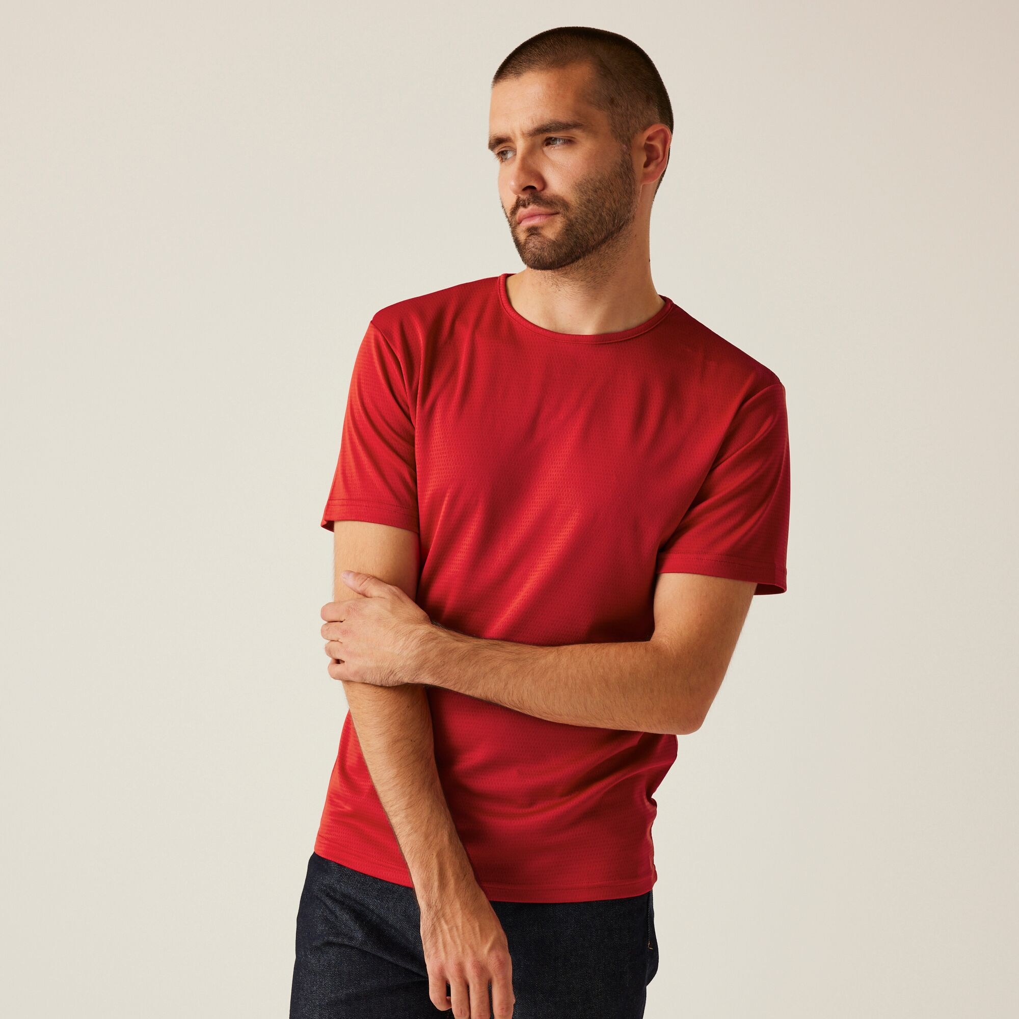 Regatta Professional Men's Pro Wicking T-Shirt - Red Large