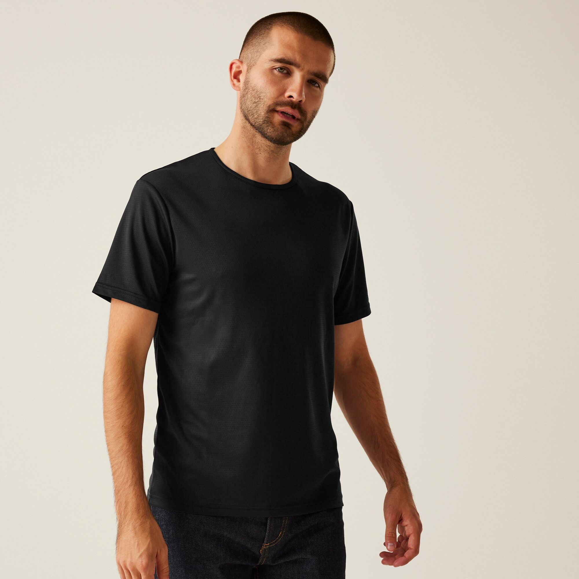 Regatta Professional Men's Pro Wicking T-Shirt - Black Large