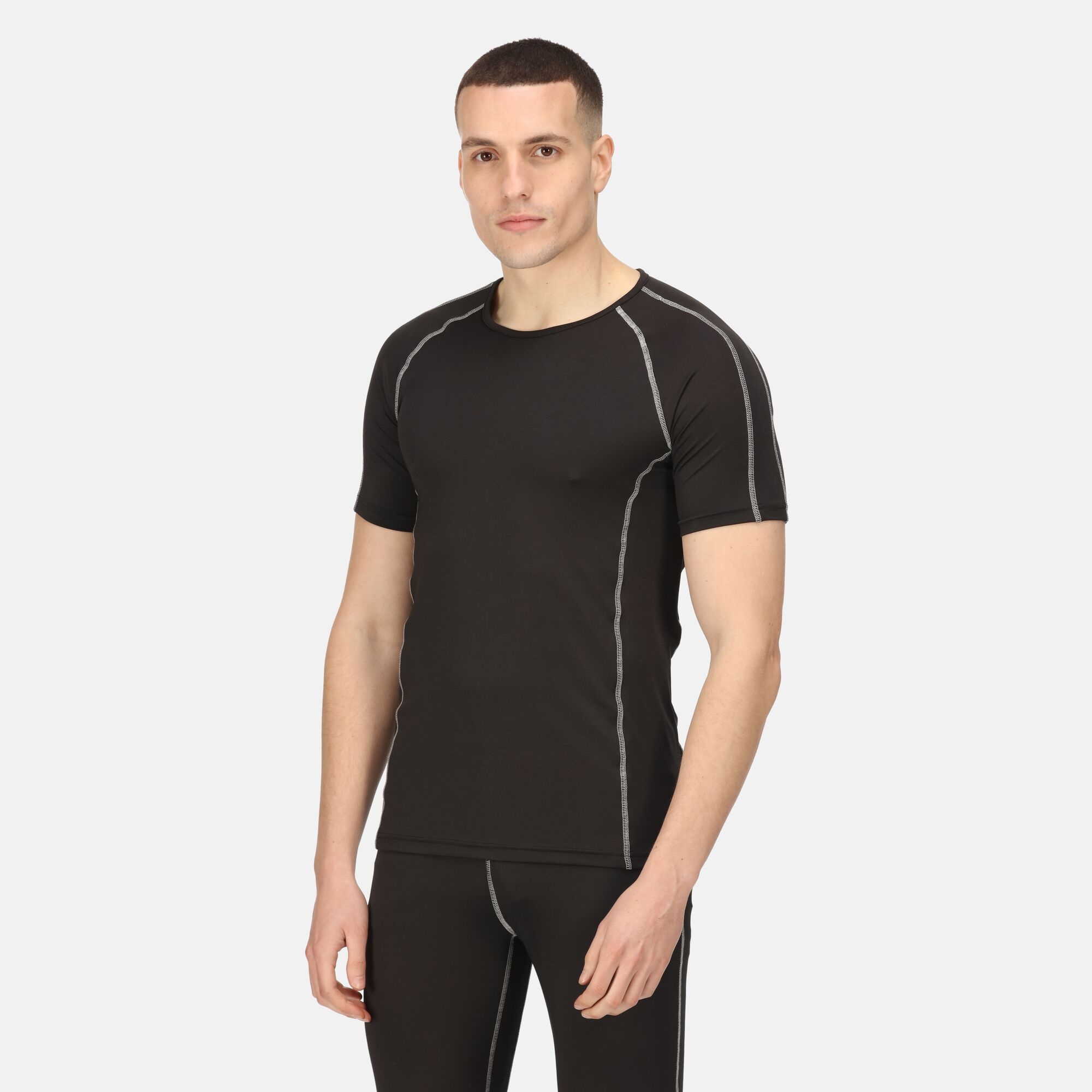 Regatta Professional Men's Ss Base Layer Top - Black Xxl