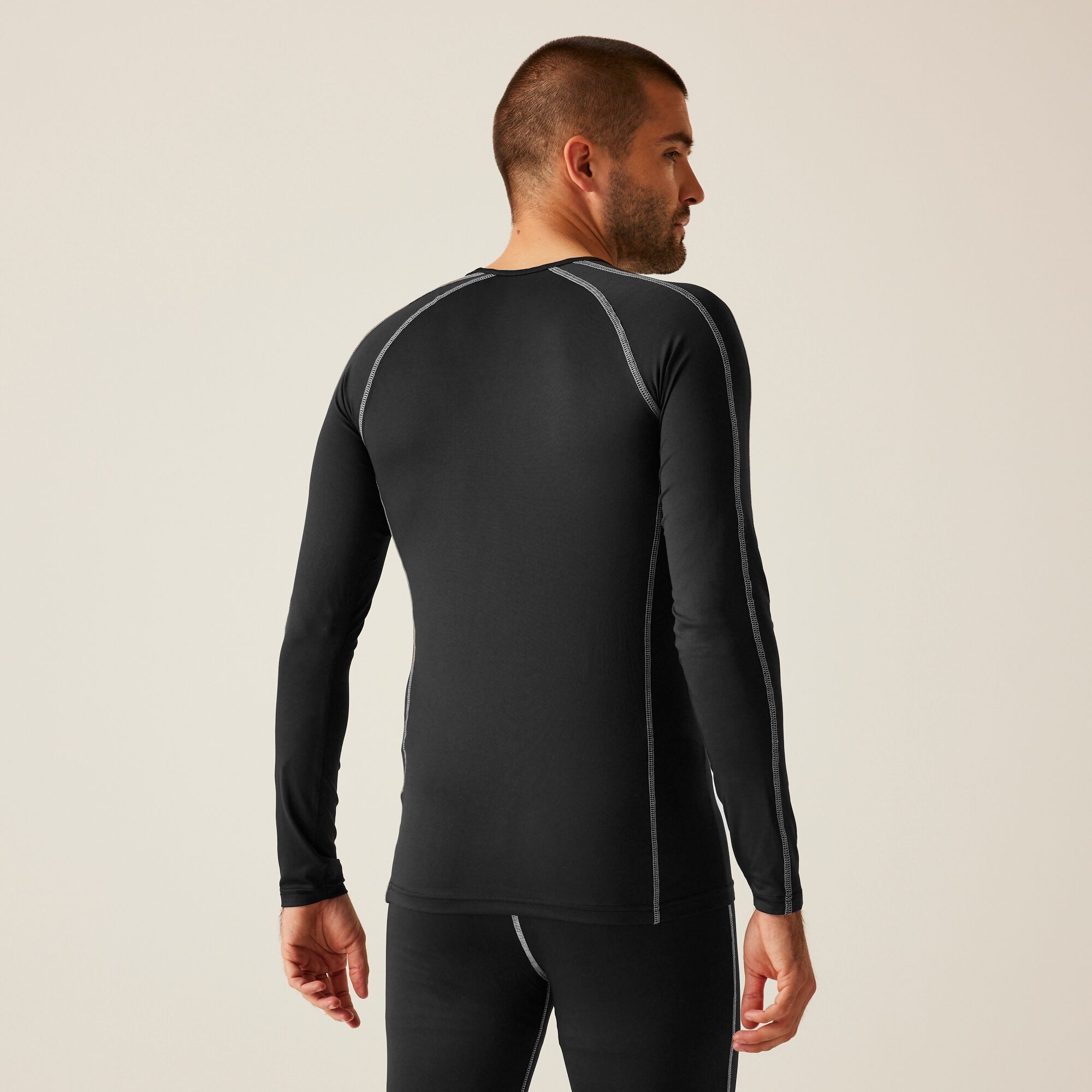 Męska koszulka termoaktywna z długim rękawem Regatta Professional Czarny