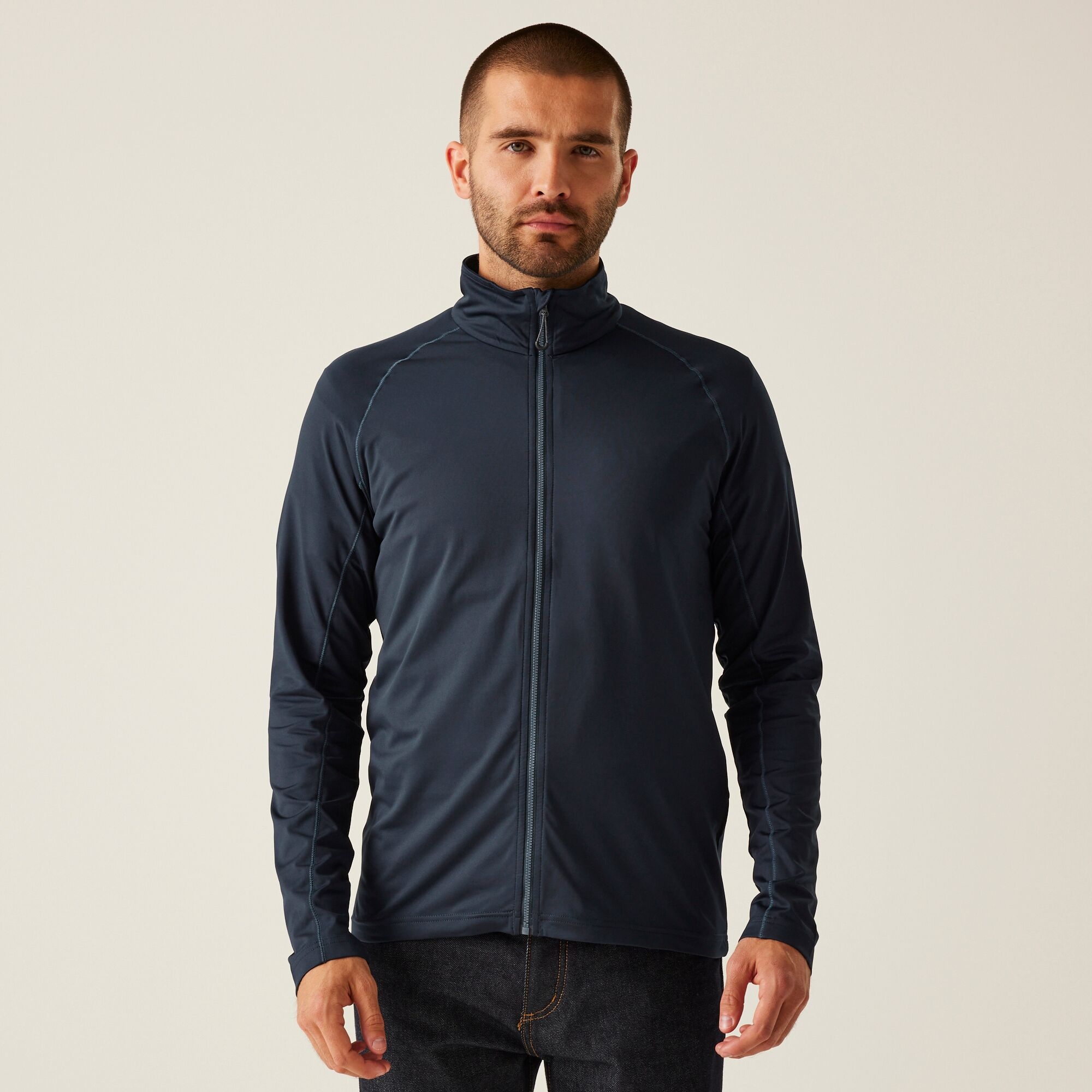 Regatta Professional Men's Stretch Full-Zip Midlayer - Blue Xxl