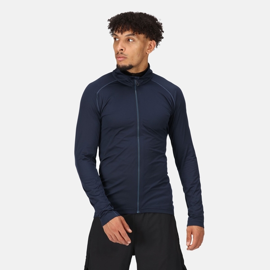 Men's Stretch Full-Zip Midlayer Navy