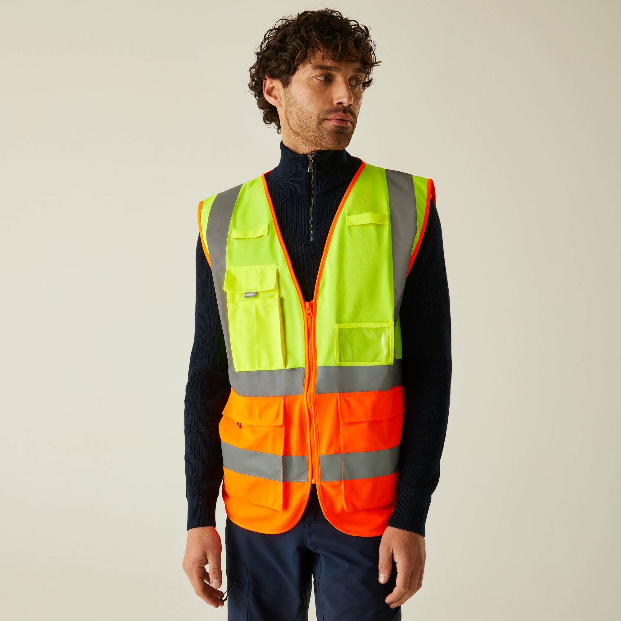 Regatta Professional Pro Hi-Vis Executive Vest Size: 3XL Men's Yellow