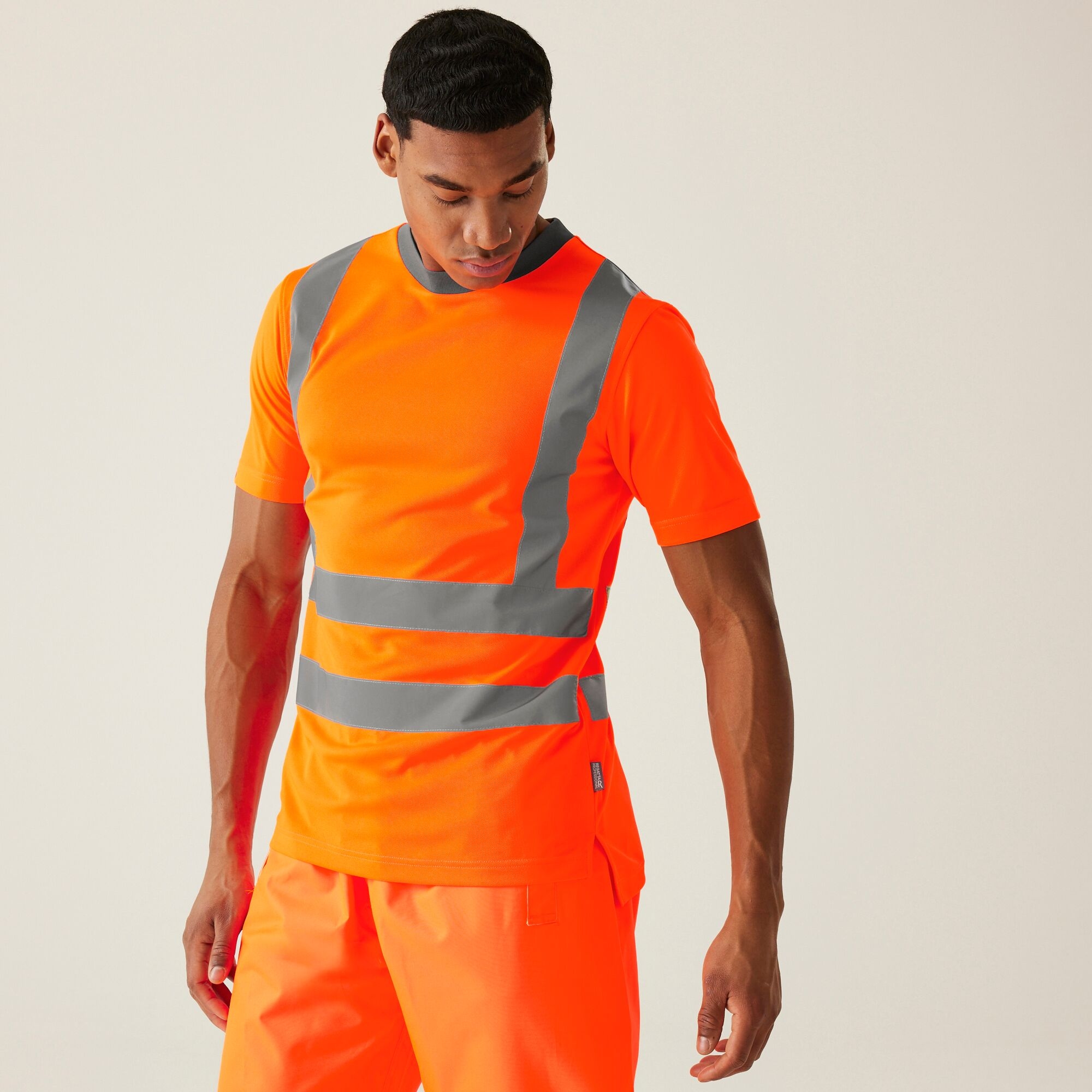 Regatta Professional   Men's Hi-Vis Pro Contract T-Shirt Pomarańczowy