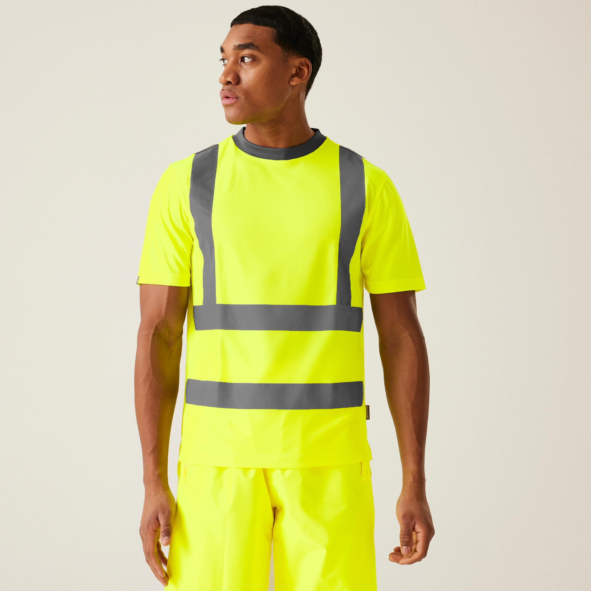 Regatta Professional Men's Hi-vis Pro Contract T-shirt Yellow, Rozmiar: XXL