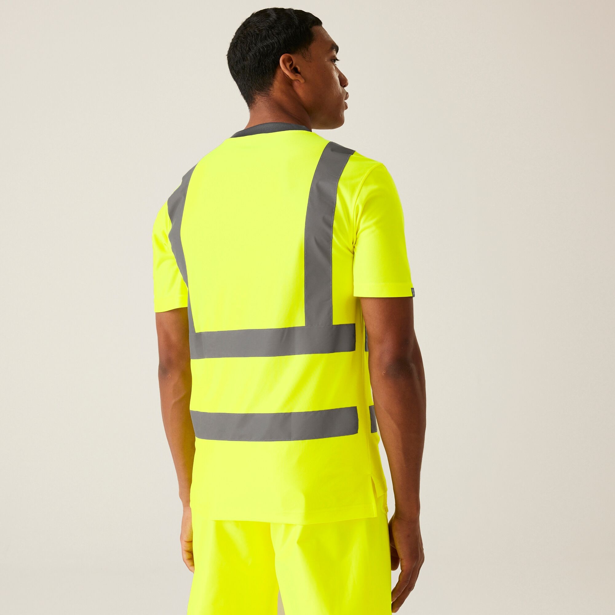 Regatta Professional   Men's Hi-Vis Pro Contract T-Shirt Żółty