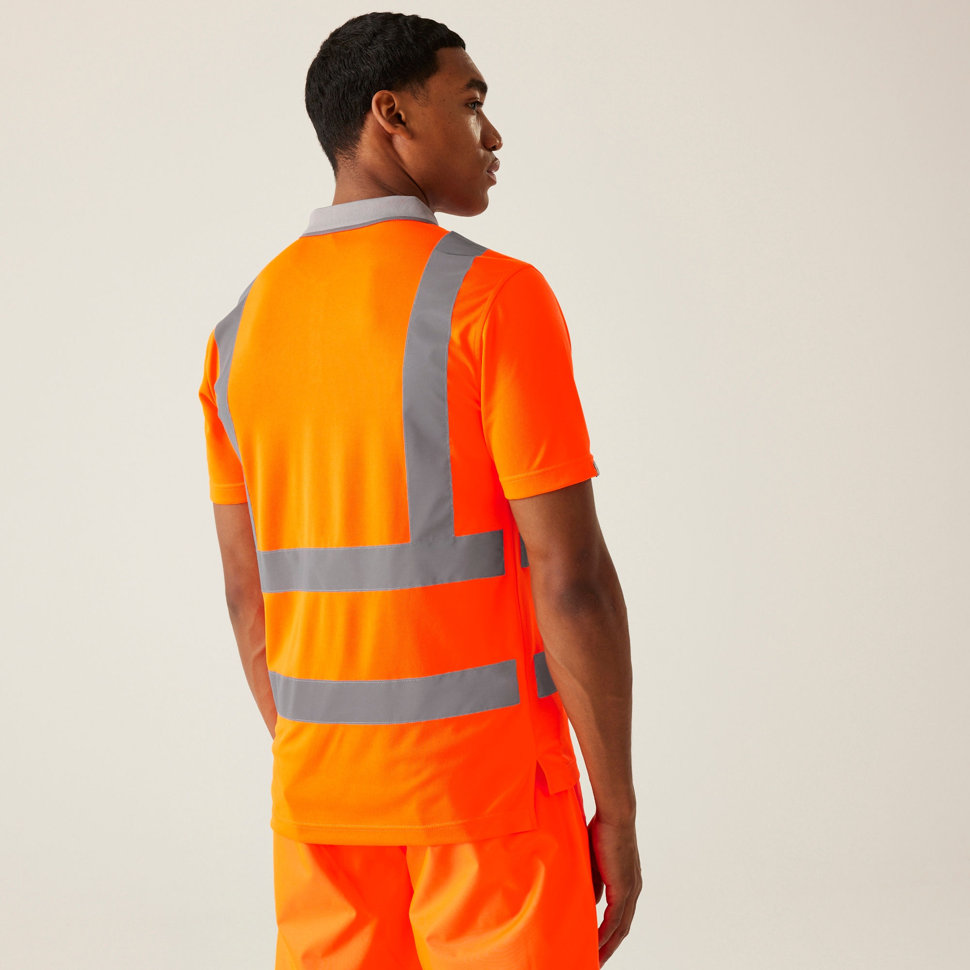 Regatta Professional   Men's Hi-Vis Pro Contract Polo Pomarańczowy
