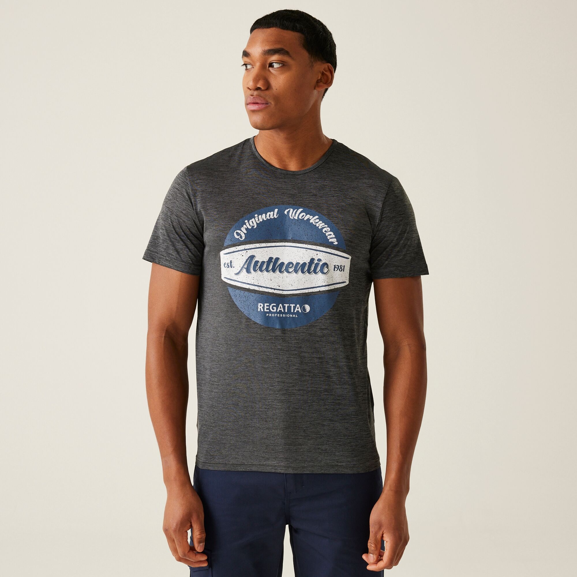 Regatta Professional Original Workwear Wicking T-Shirt Size: Xl Men's Grey