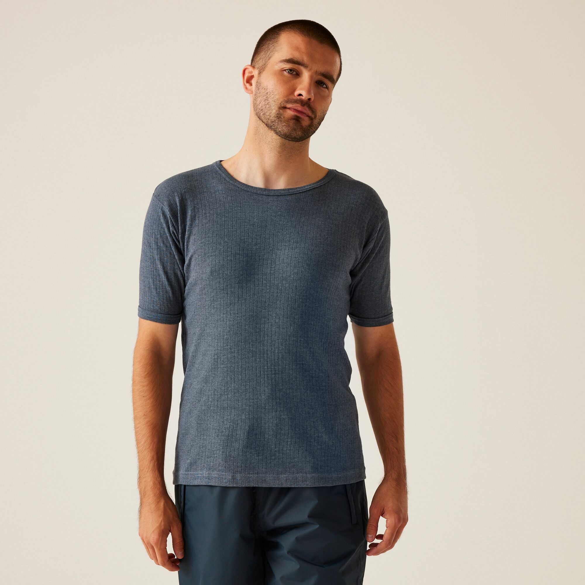 Regatta Professional Men's Winter Short Sleeve Thermal Vest - Blue Extra Small